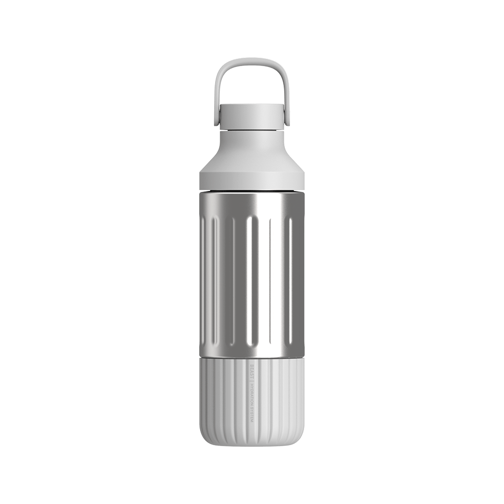 Beast Stainless Steel Hydration Bottle | Pebble Grey